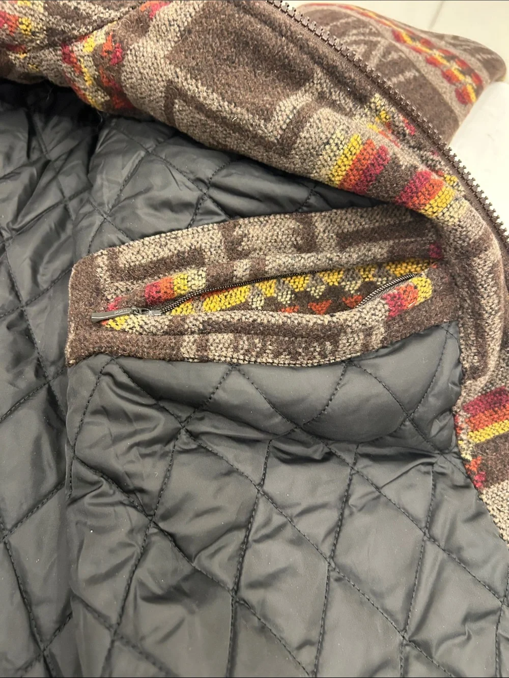 Outback Trading Company Koda Jacket Large Southwestern Aztec Wool Blend Western